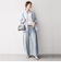 SHIPS any:〈洗濯機可能〉リネン ミックス スタンドカラー ポケット シャツ 25SS 2