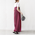 bon_meur:〈手洗い可能〉ロープ編み コットン ワイド ギャザー サロペット