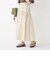 《一部追加予約》SHIPS Colors:〈接触冷感・撥水〉マルチファンクション フレアスカート◆