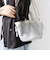 【WEB限定】テープ ショルダー ドロスト バッグ