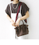 【WEB限定】テープ ショルダー ドロスト バッグ