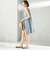 maroba:＜手洗い可能＞ラッシュ リボン ラップ スカート