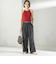 maroba:＜手洗い可能＞ドロスト ラッシュ パンツ