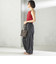maroba:＜手洗い可能＞ドロスト ラッシュ パンツ
