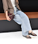 〈洗濯機可能〉ドロスト イージー デニム パンツ