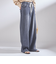 〈洗濯機可能〉ドロスト イージー デニム パンツ(ダークグレー)
