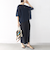 〈手洗い可能〉ペーパー パフ スリーブ 半袖 ニット