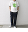 SCREEN STARS: レトロ プリント リンガー Tシャツ◇