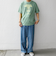 SCREEN STARS: ガーメントダイ フェード カラー レトロ グラフィック Tシャツ◇
