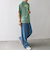 SCREEN STARS: ガーメントダイ フェード カラー レトロ グラフィック Tシャツ◇