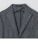 TAGLIATORE: ウール メランジ ハウンドトゥース ジャケット