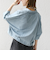 【WEB限定】〈手洗い可能〉デニム ライク タック 裾 ドロスト 羽織 シャツ