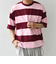SHIPS any: ワイド カラー ボーダー スピンドル Tシャツ◇