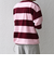 SHIPS any: ワイド カラー ボーダー スピンドル Tシャツ◇