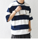 SHIPS any: ワイド カラー ボーダー スピンドル Tシャツ◇