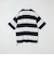SHIPS any: ワイド カラー ボーダー スピンドル Tシャツ◇