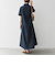 SHIPS any:〈洗濯機可能〉タイプライター スキッパー フレア シャツ ワンピース