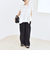 quaranciel:〈手洗い可能〉ハンカチーフヘム フレア クルーネック TEE