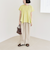 quaranciel:〈手洗い可能〉ハンカチーフヘム フレア クルーネック TEE