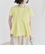 quaranciel:〈手洗い可能〉ハンカチーフヘム フレア クルーネック TEE