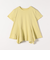 quaranciel:〈手洗い可能〉ハンカチーフヘム フレア クルーネック TEE