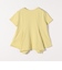 quaranciel:〈手洗い可能〉ハンカチーフヘム フレア クルーネック TEE