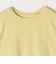 quaranciel:〈手洗い可能〉ハンカチーフヘム フレア クルーネック TEE