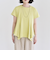 quaranciel:〈手洗い可能〉ハンカチーフヘム フレア クルーネック TEE