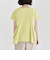 quaranciel:〈手洗い可能〉ハンカチーフヘム フレア クルーネック TEE