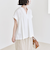 quaranciel:〈手洗い可能〉ギャザー スキッパー バンドカラー プルオーバー