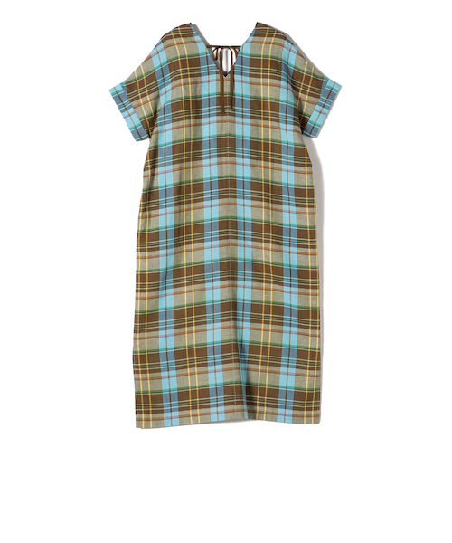 SHIPS Primary Navy Label:〈手洗い可能〉カラー マドラス サック