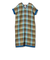 SHIPS Primary Navy Label:〈手洗い可能〉カラー マドラス サック ワンピース