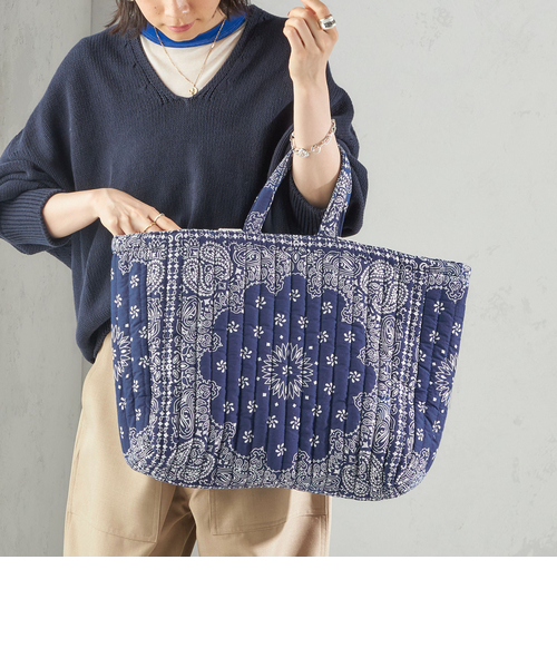 MALUS: バンダナ キルティング ビッグ トート バッグ｜シップス