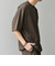 SHIPS any:〈撥水/軽量/ストレッチ〉SOLOTEX(R) シアサッカー スピンドル Tシャツ(セットアップ対応)25SS◇