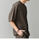 SHIPS any:〈撥水/軽量/ストレッチ〉SOLOTEX(R) シアサッカー スピンドル Tシャツ(セットアップ対応)25SS◇
