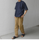 SHIPS any:〈撥水/軽量/ストレッチ〉SOLOTEX(R) シアサッカー スピンドル Tシャツ(セットアップ対応)25SS◇