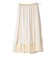 〈手洗い可能〉ウエスト ゴム ボリューム フレア ロング スカート