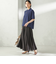 〈手洗い可能〉ウエスト ゴム ボリューム フレア ロング スカート