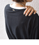 〈手洗い可能〉シアー トリコット ポリエステル ベロア 五分袖 ワイド TEE