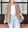 〈手洗い可能〉シアー シルク混 ジャケット