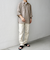 SHIPS any: コットン/リネン 7分袖 スキッパー プルオーバー シャツ◇◇