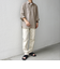 SHIPS any: コットン/リネン 7分袖 スキッパー プルオーバー シャツ◇◇