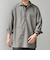 SHIPS any: コットン/リネン 7分袖 スキッパー プルオーバー シャツ◇◇