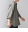 SHIPS any: コットン/リネン 7分袖 スキッパー プルオーバー シャツ◇◇