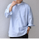 SHIPS any: コットン/リネン 7分袖 スキッパー プルオーバー シャツ◇◇