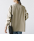 〈手洗い可能〉TUMUGITO(R) シャーク ツイード カラーレス ジャケット