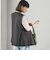 〈手洗い可能〉ハイカウント ダブルクロス ジレ