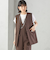 〈手洗い可能〉ハイカウント ダブルクロス ジレ