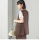 〈手洗い可能〉ハイカウント ダブルクロス ジレ