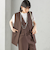 〈手洗い可能〉ハイカウント ダブルクロス ジレ